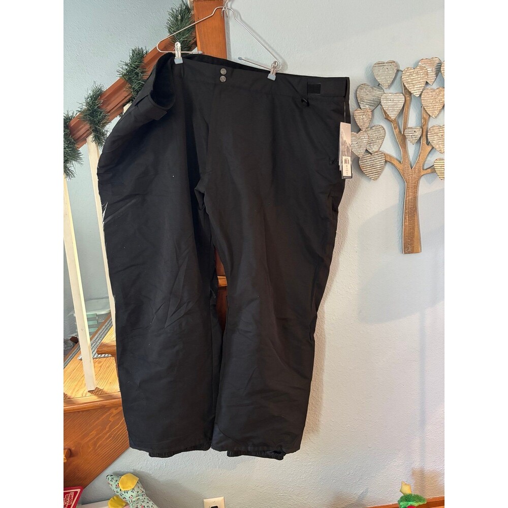 World famous sports pulse 7xl nwt snowpants black plus size snow pants rider